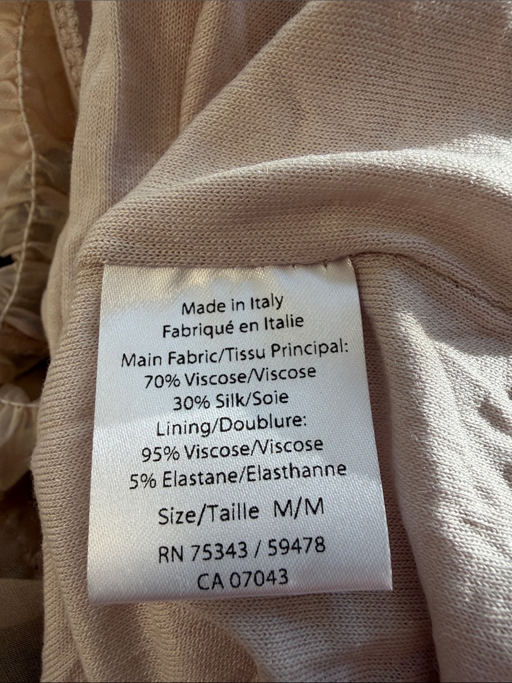 Le Ragazze Silk Blend Polka Dot Off-Shoulder Blouse - Medium | Made in Italy - Picture 11 of 15